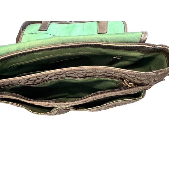 Coach Crossbody Messenger Bag Signature Jacquard Black - Picture 7 of 9